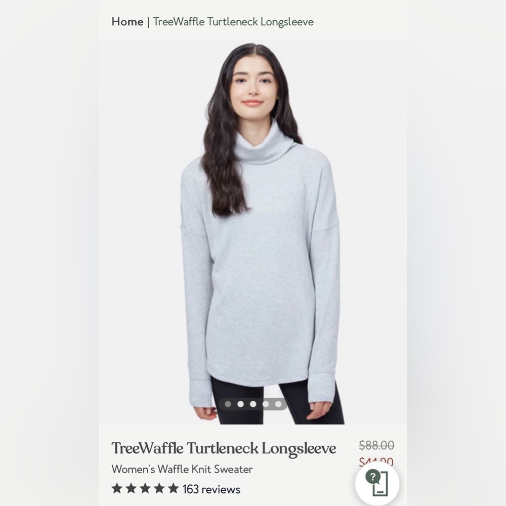 Tentree TreeWaffle Turtleneck Longsleeve